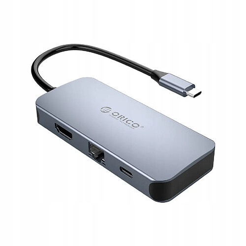 GUPBOO Adaptateur Hub 6 en 1 Orico, HDMI 4K + 3x USB 3.0,JL2499