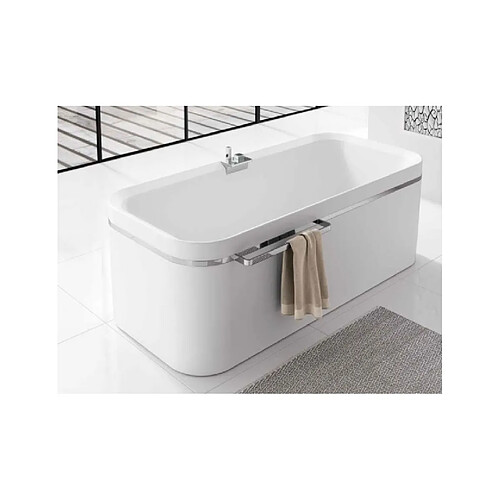 Baignoire îlot NOVELLINI DIVINA F 180x80 cm bord 8 cm