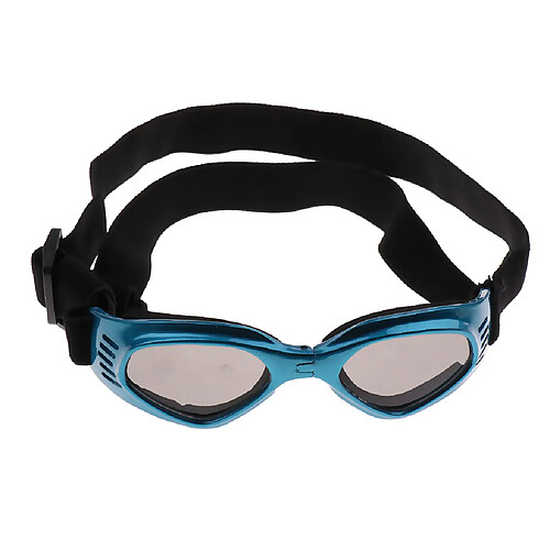 lunettes de soleil pour animaux de compagnie uv lunettes de soleil anti-vent lunettes protection contre l'usure des yeux bleu