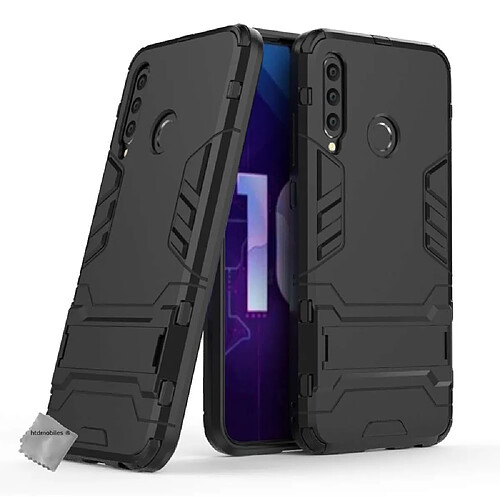 Htdmobiles Coque rigide anti choc pour Huawei Honor 20 Lite + verre trempe - NOIR