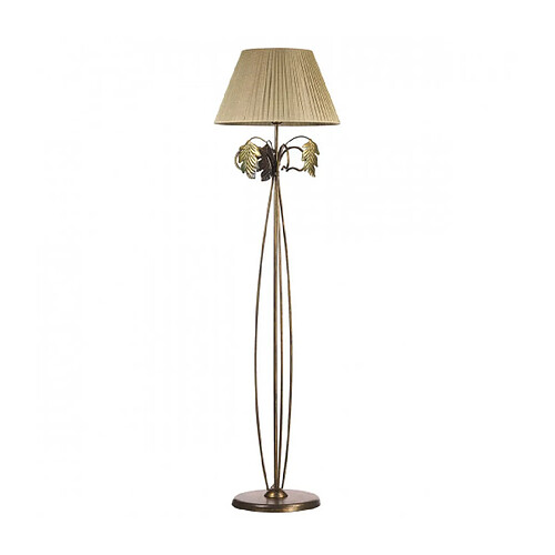 Lumière Lampadaire QUERCIA Métal,Verre Bronze,Vert