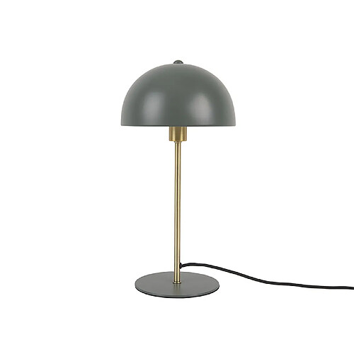 LEITMOTIV Lampe à poser design métal Bonnet - H. 39 cm -Vert Jungle