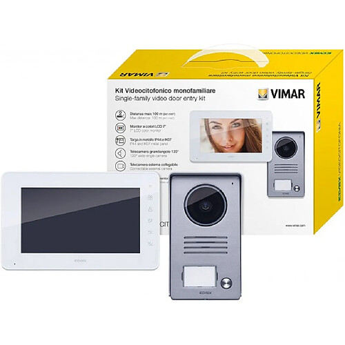 Visiophone Vimar K40910, le kit portier-vidéo