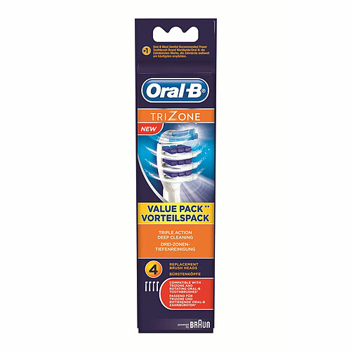 Tête de rechange Oral-B Trizone 4 Unités