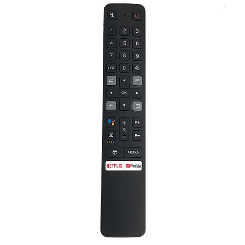 GUPBOO RC901V FMR1 TCL TV LCD Télécommande Vocale Netflix Youtube Bouton