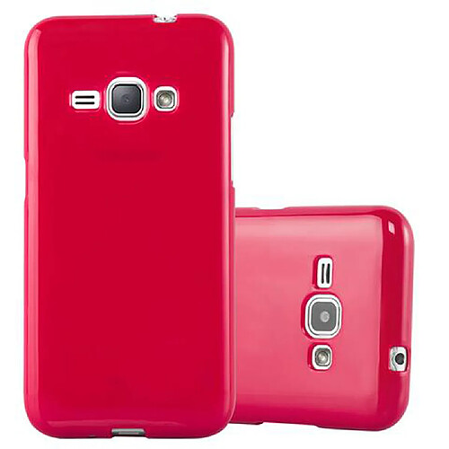 Cadorabo Coque Samsung Galaxy J1 2015 Etui en Rouge