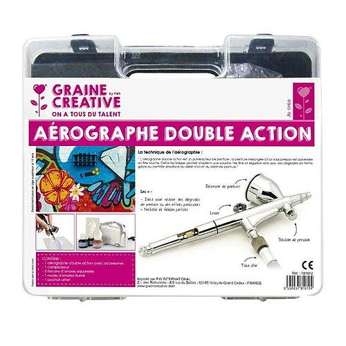 Graines Creatives Kit aérographie pour pratiquant confirmé