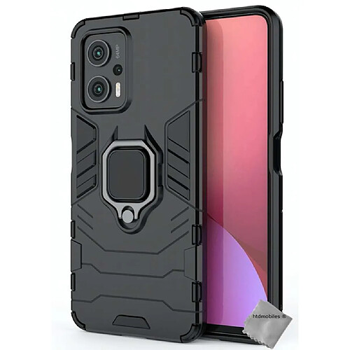 Htdmobiles Coque pour Xiaomi Poco X4 GT 5G - housse etui rigide anti choc + verre trempe - NOIR