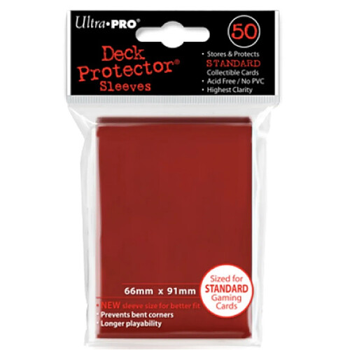 Ultra Pro Deck Protector Rouge X50