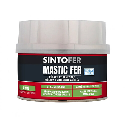 Mastic armé Sinto fer sans styrène