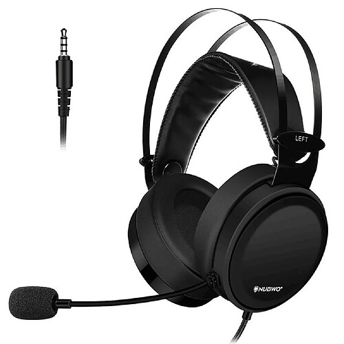 NUBWO N7 Gaming Headset Stereo PC Gaming Headset avec un casque Noise Cancelling