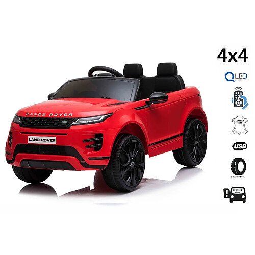 Beneo Porteur électrique Range Rover EVOQUE, rouge, double siège e