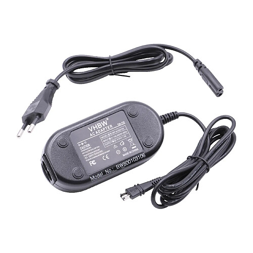 vhbw Chargeur pour CANON Camcorder Legria HF R21, HF R200, HF R26, HF R27, HF R28, HF R205, HF R206, HF R20, HF R38, HF M56. Remplace CA-110, CA-110E.