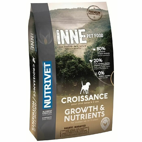 NUTRIVET Croquettes au poulet Inne Croissance - Pour chiot - 3 kg