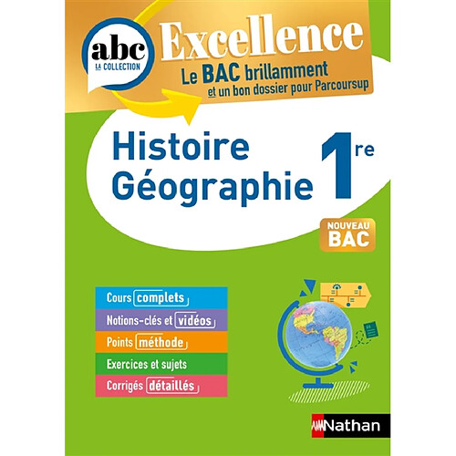 Histoire géographie 1re générale : nouveau bac · Occasion