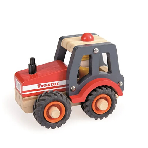 Egmont Toys Tracteur en bois jeux traditionnels