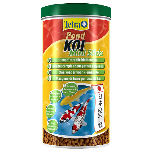 Tetra - Aliment Complet Pond Koi Mini Sticks en Sticks pour Koïs Mini - 1L