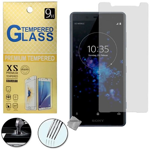 Htdmobiles Film de protection vitre verre trempe transparent pour Sony Xperia XZ2 Compact