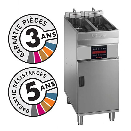 Friteuse électrique sur coffre - 2x 7-8 litres - Valentine - EVOC2200