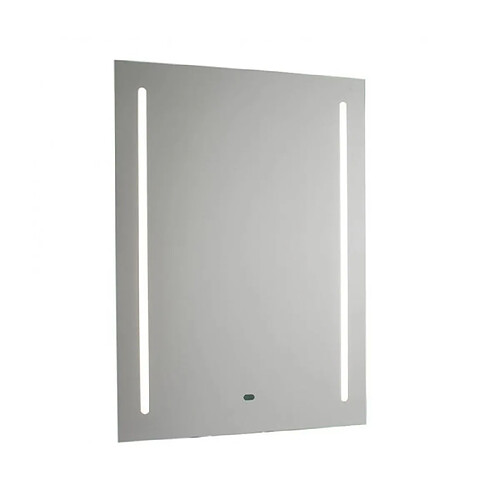 Endon Miroir LED salle de bain Verre en miroir,peinture à effetArgent Mat 1 ampoule 70cm