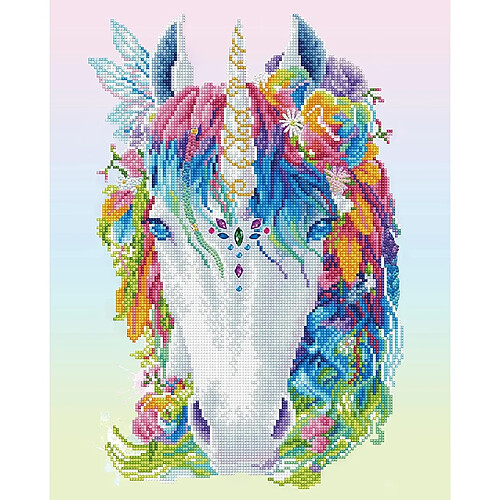 Diamond Dotz Collection exclusive Licorne arc-en-ciel