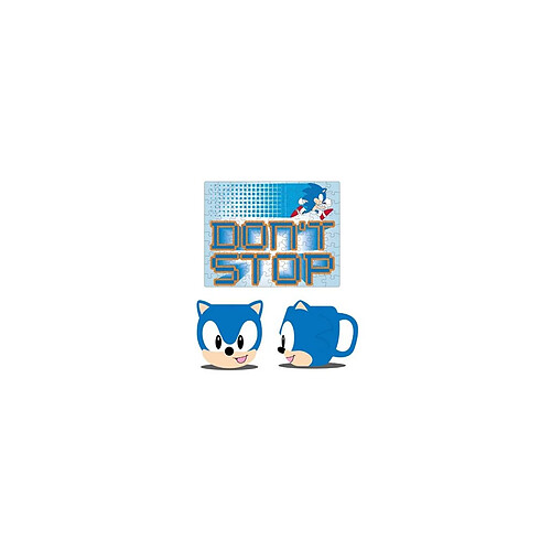 Fizz Creations Sonic The Hedgehog - Set Mug et puzzle Sonic