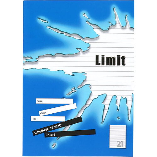 LANDRÉ cahier 'LIMIT' format A4, linéature 21 / ligné ()