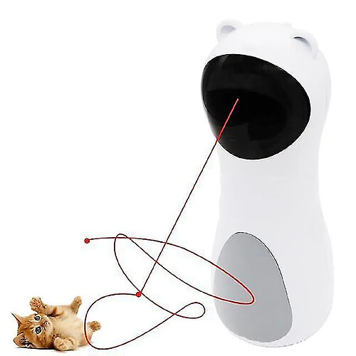 Universal Cat Toy Intelligent Interactive Tease LED Laser Toys for Cats Hands de formation automatique à angle automatique