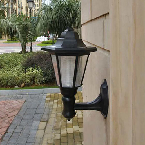 Extérieur Mur Conduit Monté Jardin Paysager Cour Lampe Lumière Blanche