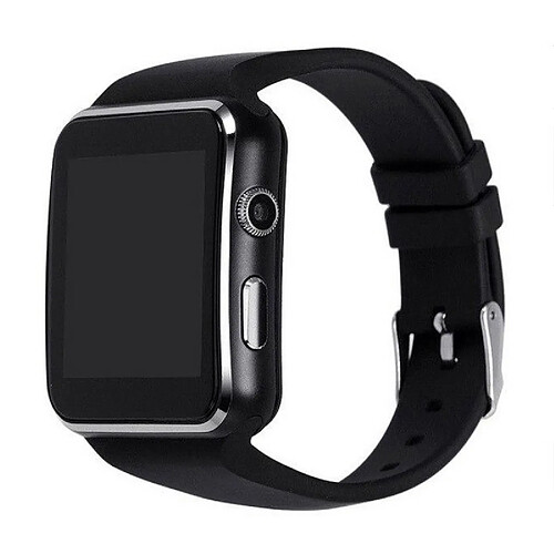 Universal Noir Smartwatch Femme Homme Enfant Bracelet Sport Téléphone Portable Écran tactile Écran tactile Bluetooth Support 2G SIM TF Carte pour téléphone portable | Smartwatch