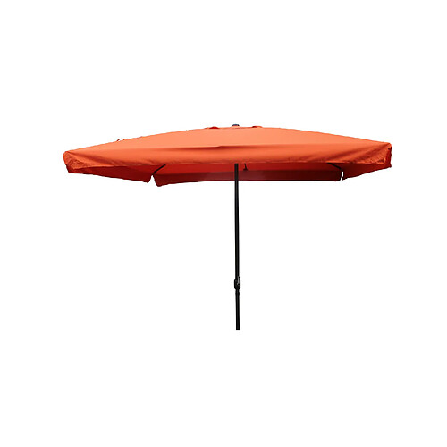 Concept Usine Parasol droit carré 2,95 x 2,95 m terracotta PALERME