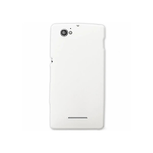 Mocca coque gel frost blanche pour Sony Xperia M