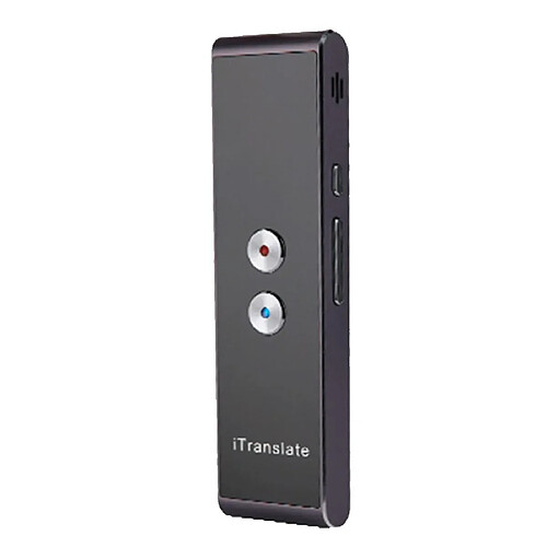 Dictaphone De Poche Intelligent Pour Traduction Instantanée 33 Langues Or Noir YONIS