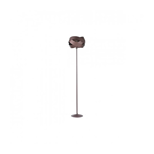 Lumière Lampadaire ABBRACCIO Métal Marron foncé