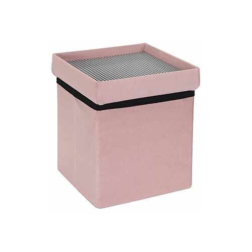 The Home Deco Kids Pouf coffre pour enfant compatible briques de construction.