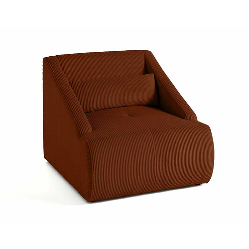 Lisa Design Onyx - fauteuil - en velours côtelé