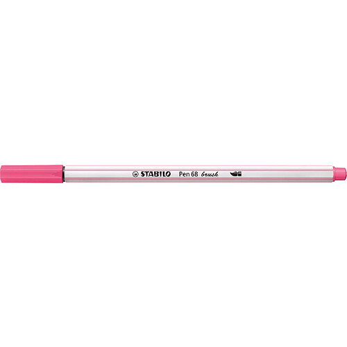 STABILO Feutre pinceau Pen 68 brush, rose ()