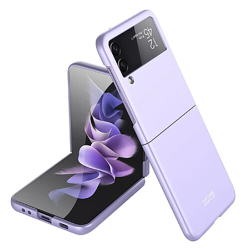 Coque en TPU anti-empreintes digitales violet pour votre Samsung Galaxy Z Flip3 5G