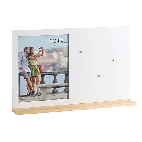 BigBuy Home Cadre photo 46,5 x 7 x 29,5 cm Bois Blanc