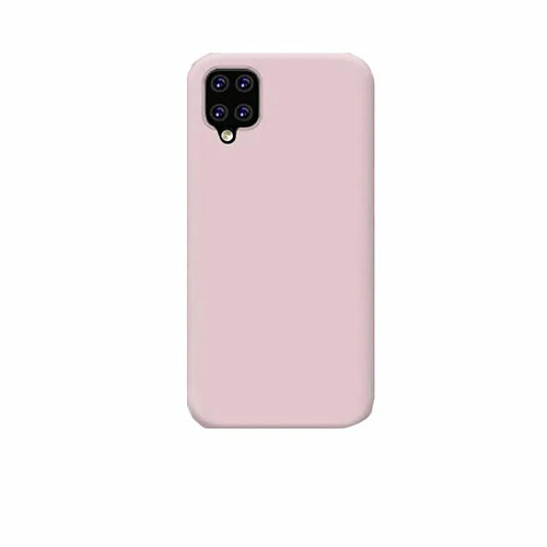 PHONECARE Coque en Silicone Liquide pour Samsung Galaxy A12 Nacho - Rose