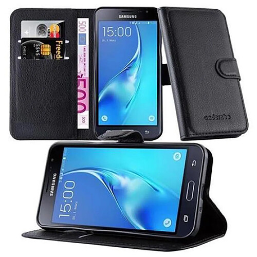 Cadorabo Coque Samsung Galaxy J3 2015 Etui en Noir