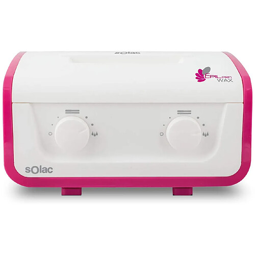 Solac chauffe cire professionnel avec thermostat réglable blanc rose