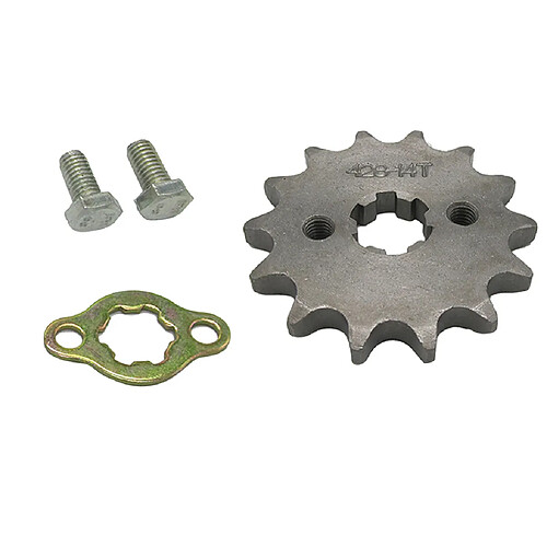 14T dents 17mm 428 chaîne pignon avant Cog pour VTT