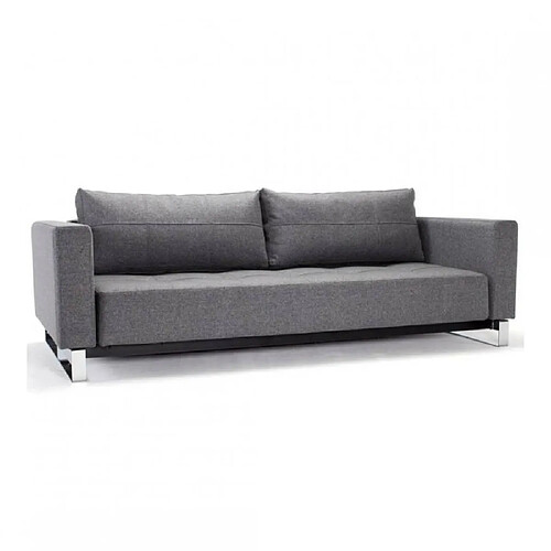 Inside 75 INNOVATION LIVING Canapé design CASSIUS DELUXE EXCESS gris Twist Charcoal convertible lit 155*200 cm