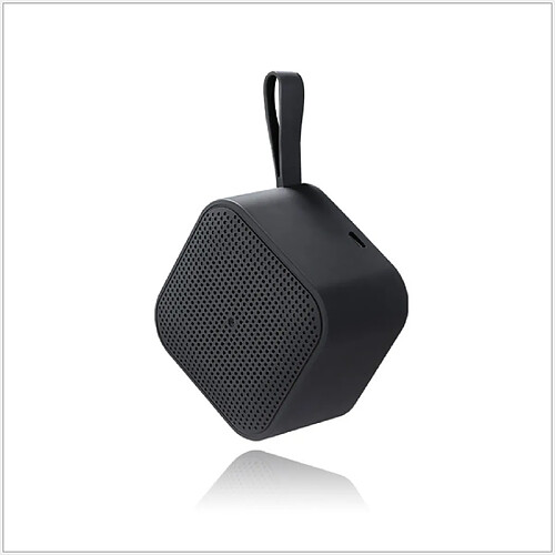 Universal Haut-parleur Bluetooth HiFi Métal Mini Portable Sans Fil Lecteur de Musique Auxiliaire Extérieur Radio FM Ordinateur Stéréo Haut-parleur Portable (Noir)