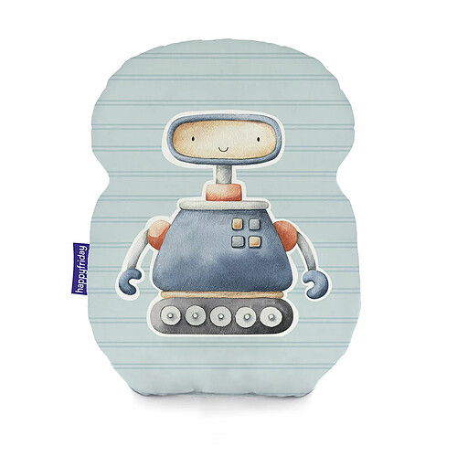 Happy Friday Coussin HappyFriday HF Mini Multicouleur Robot 40 x 30 cm