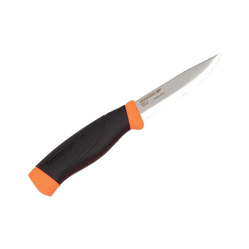 MORAKNIV - 12211 - POIGNARD MORA COMPANION HEAVY DUTY F NOIR/ORANGE CARBONE