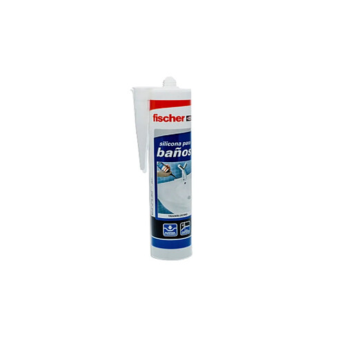 Silicone sanitaire FISCHER - transparent - 300 ml - 96376