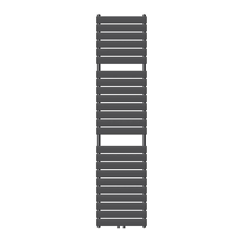 LuxeBath Radiateur de salle de bain design plat connexion central anthracite 500x1800 mm