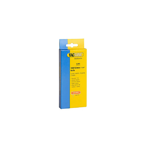 Boîte de 1000 clous en acier galvanisé en bande de type 180 L. 32 mm - TA-0363 - Tacwise